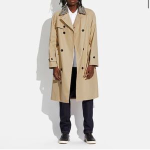 Men’s Coach Signature Collar Trench Coat